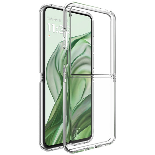 For Motorola Razr 50 Ultra imak UX-6 series All-inclusive Shockproof Airbag TPU Invisible Phone Case(Transparent) by imak