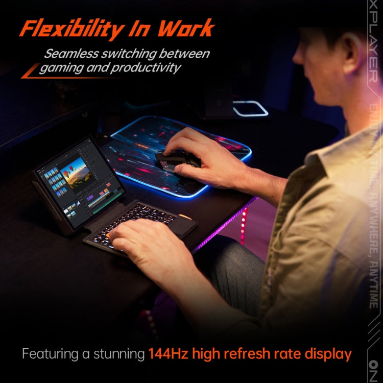 ONE-NETBOOK OneXPlayer X1 mini 8.8 inch Handheld Game Console, 32GB+2TB, Windows 11 AMD Ryzen 7 8840U(Black) by ONE-NETBOOK