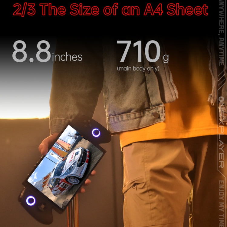 ONE-NETBOOK OneXPlayer X1 mini 8.8 inch Handheld Game Console, 64GB+2TB, Windows 11 AMD Ryzen 7 8840U(Black) by ONE-NETBOOK