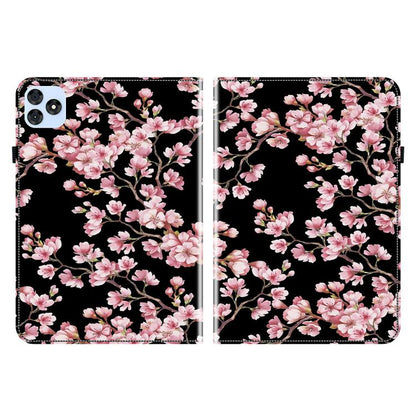 For itel VistaTab 30 Crystal Texture Painted Leather Smart Tablet Case(Plum Bossom) by bashfashion