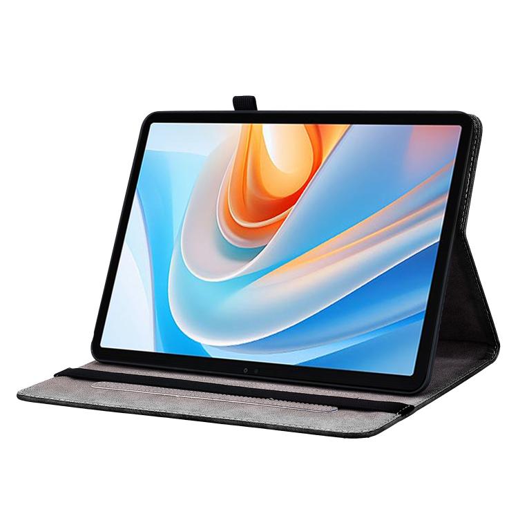 For itel VistaTab 30 Crystal Texture Painted Leather Smart Tablet Case(Plum Bossom) by bashfashion