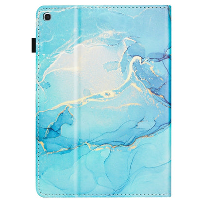 For Samsung Galaxy Tab A 10.1 2019 /T510 Marble Litchi Leather Tablet Case(Green) by bashfashion