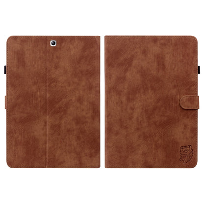 For Samsung Galaxy Tab S2 9.7 T810 T815 Tiger Pattern Flip Leather Tablet Case(Brown) by bashfashion