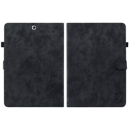 For Samsung Galaxy Tab S2 9.7 T810 T815 Tiger Pattern Flip Leather Tablet Case(Black) by bashfashion