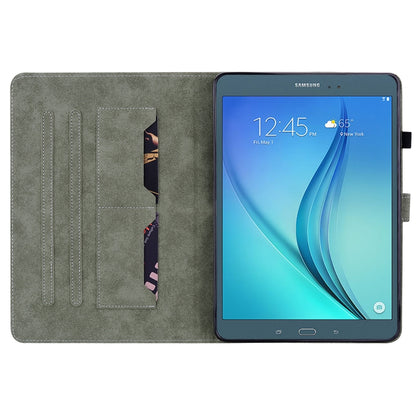 For Samsung Galaxy Tab A 9.7 T550 T555 Tiger Pattern Flip Leather Tablet Case(Dark Blue) by bashfashion