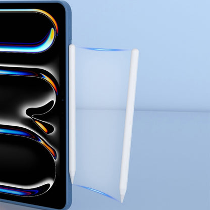 For iPad Pro 11 2025 / 2024 Mutural Silicone Microfiber Tablet Case(Pink) by Mutural