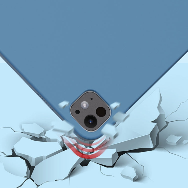 For iPad Pro 13 2025 / 2024 Mutural Silicone Microfiber Tablet Case(Sky Blue) by Mutural