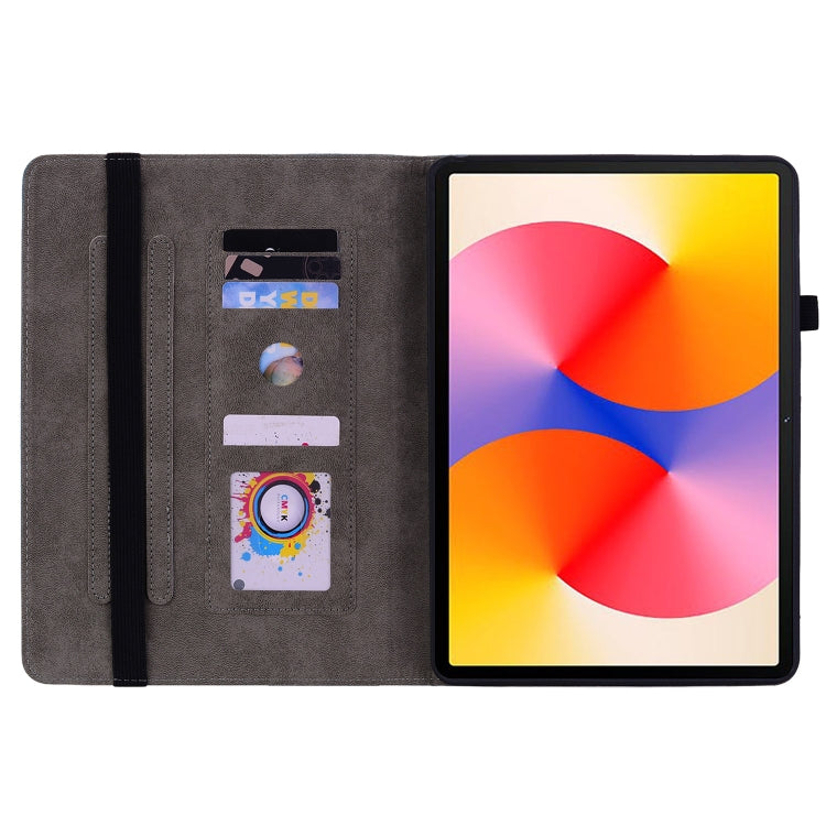 For Huawei MatePad SE 11 2024 Butterfly Rose Embossed Leather Tablet Case(Pink) by bashfashion