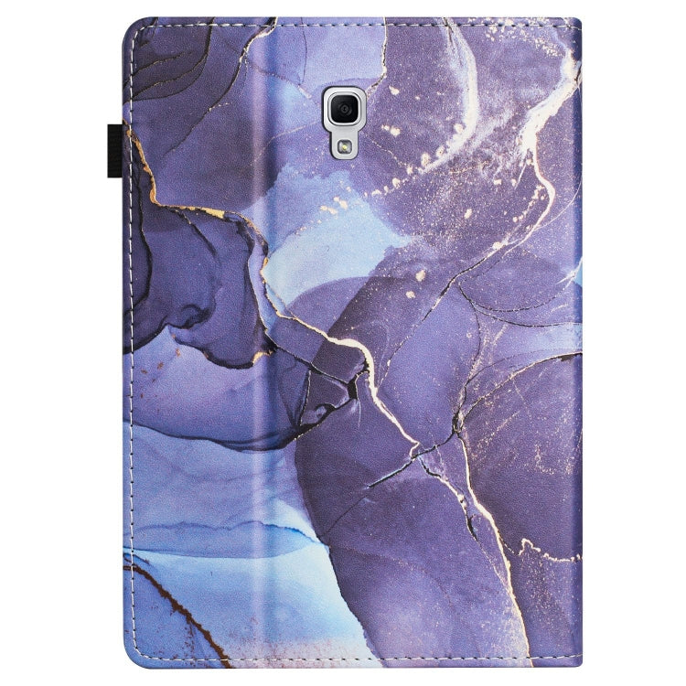 For Samsung Galaxy Tab A 10.5 T590 Marble Litchi Leather Smart Tablet Case(Grey) by bashfashion