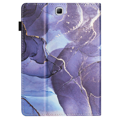 For Samsung Galaxy Tab A 8.0 T350 Marble Litchi Leather Smart Tablet Case(Grey) by bashfashion