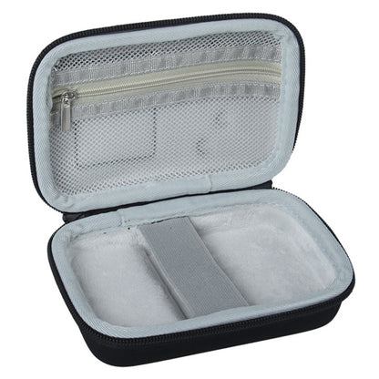 For ANBERNIC RG35XX Plus Game Console Storage Bag Handheld Console Protective Case(Black) by bashfashion