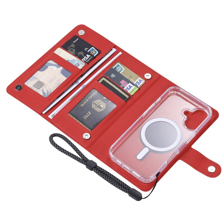 For iPhone 13 Pro ViLi GHA-C Series RFID MagSafe Magnetic Flip Leather Phone Case(Red) by ViLi
