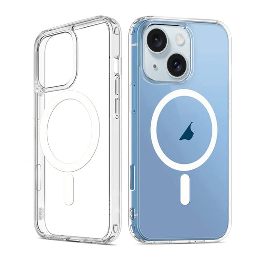For iPhone 14 Plus ViLi MAG-C Series MagSafe Magnetic PC + TPU Phone Case(Transparent) by ViLi