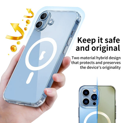 For iPhone 14 Pro Max ViLi MAG-C Series MagSafe Magnetic PC + TPU Phone Case(Transparent) by ViLi
