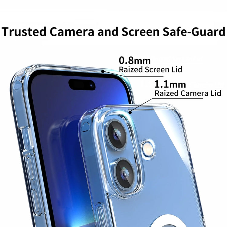 For iPhone 14 Pro Max ViLi MAG-C Series MagSafe Magnetic PC + TPU Phone Case(Transparent) by ViLi