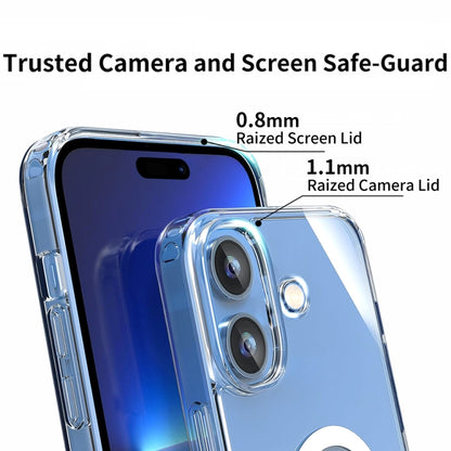 For iPhone 14 Pro Max ViLi MAG-C Series MagSafe Magnetic PC + TPU Phone Case(Transparent) by ViLi