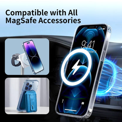 For iPhone 16 Pro ViLi MAG-C Series MagSafe Magnetic PC + TPU Phone Case(Transparent) by ViLi