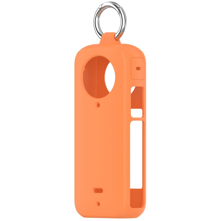 For Insta 360 X4 Portable Silicone Protective Case(Orange) by bashfashion