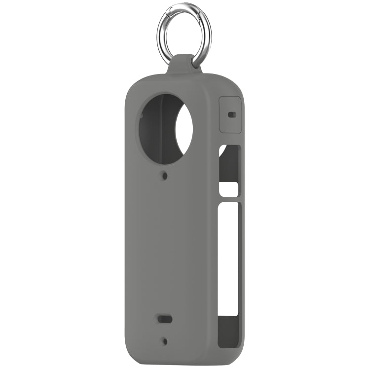 For Insta 360 X4 Portable Silicone Protective Case(Dark Grey) by bashfashion