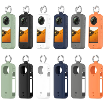 For Insta 360 X4 Portable Silicone Protective Case(Ice Green) by bashfashion