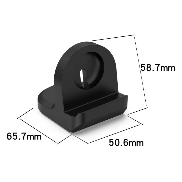 For Fitbit Ace LTE Smart Watch Silicone Charging Bracket(Black) by bashfashion