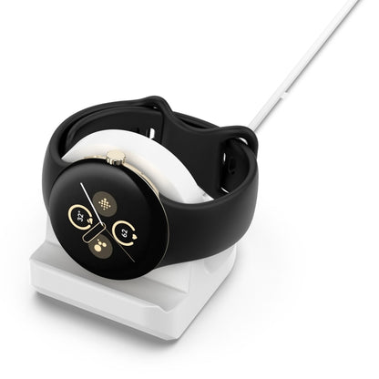 For Fitbit Ace LTE Smart Watch Silicone Charging Bracket(White) by bashfashion