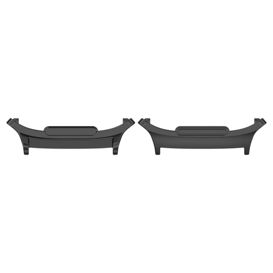 For Samsung Galaxy Watch Ultra 47mm / Ultra 2025 1 Pair 22mm Zinc Alloy Metal Watch Band Connector(Black) by bashfashion