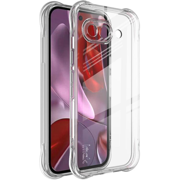 For Google Pixel 9a imak Shockproof Airbag TPU Phone Case(Transparent) by imak