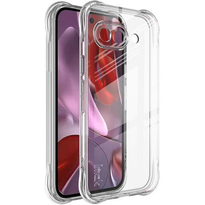 For Google Pixel 9a imak Shockproof Airbag TPU Phone Case(Transparent) by imak