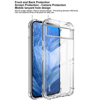 For Google Pixel 8a IMAK Space Shield PC + TPU Airbag Shockproof Phone Case(Transparent) by imak