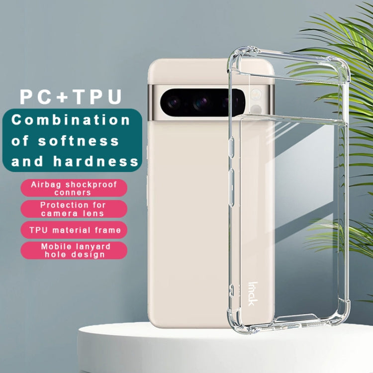 For Google Pixel 8 Pro IMAK Space Shield PC + TPU Airbag Shockproof Phone Case(Transparent) by imak