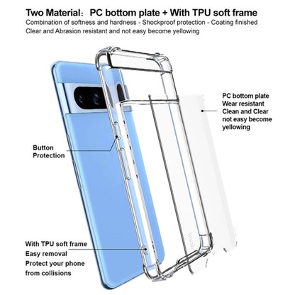 For Google Pixel 8 Pro IMAK Space Shield PC + TPU Airbag Shockproof Phone Case(Transparent) by imak