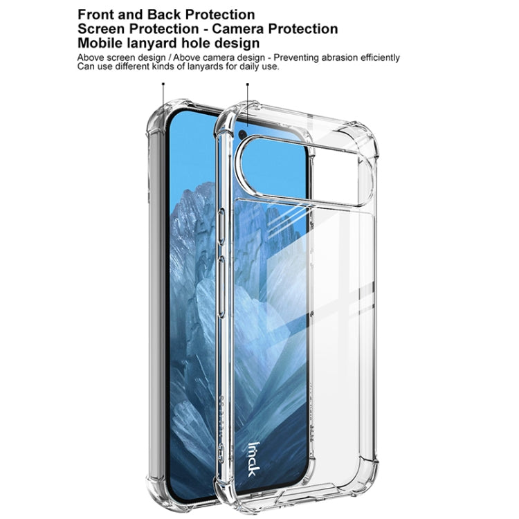 For Google Pixel 9 / Pixel 9 Pro IMAK Space Shield PC + TPU Airbag Shockproof Phone Case(Transparent) by imak