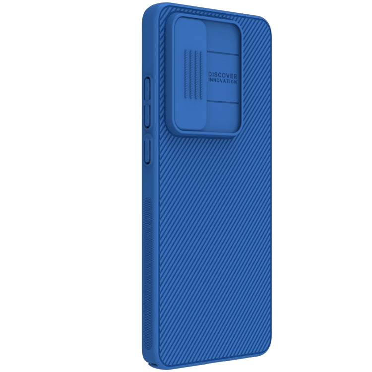 For OnePlus Nord CE4 Lite / OPPO K12x NILLKIN Black Mirror Series Camshield PC Phone Case(Blue) by NILLKIN