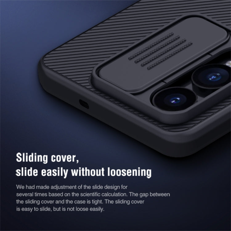 For OnePlus Nord CE4 Lite / OPPO K12x NILLKIN Black Mirror Series Camshield PC Phone Case(Blue) by NILLKIN