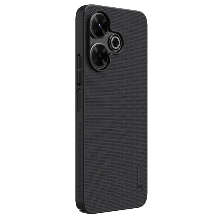 For Redmi Note 13R 5G / 13 4G NILLKIN Frosted PC Phone Case(Black) by NILLKIN