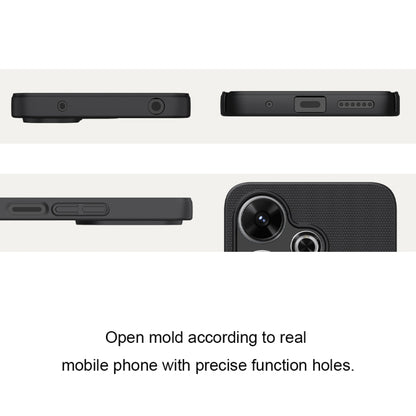 For Redmi Note 13R 5G / 13 4G NILLKIN Frosted PC Phone Case(Black) by NILLKIN