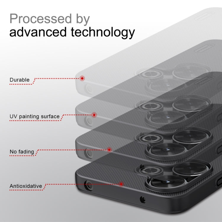For Redmi Note 13R 5G / 13 4G NILLKIN Frosted PC Phone Case(Black) by NILLKIN