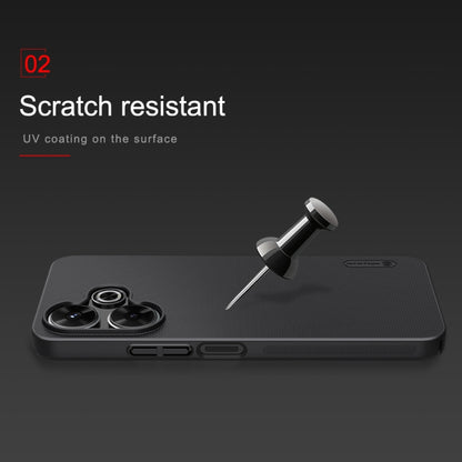 For Redmi Note 13R 5G / 13 4G NILLKIN Frosted PC Phone Case(Black) by NILLKIN