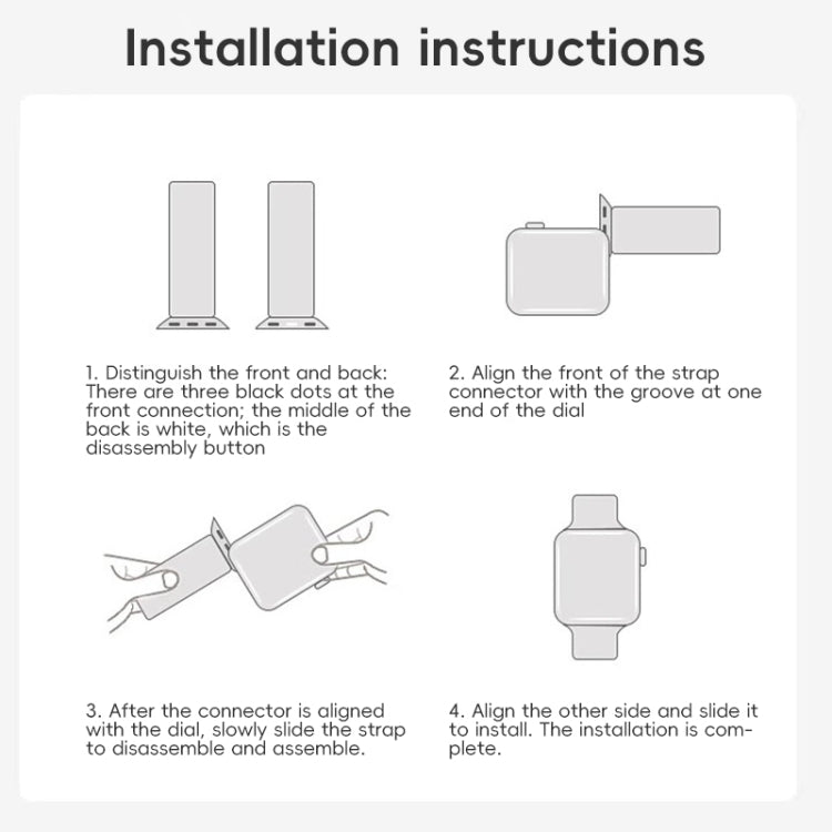 For Apple Watch Series 3 42mm Colorful Dots Magnetic Silicone Watch Band(Creamy White+Mist Blue) by bashfashion