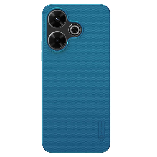 For Xiaomi Poco M6 4G NILLKIN Frosted PC Phone Case(Blue) by NILLKIN
