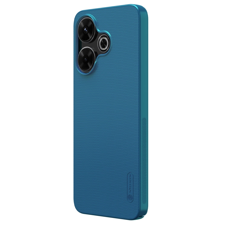 For Xiaomi Poco M6 4G NILLKIN Frosted PC Phone Case(Blue) by NILLKIN