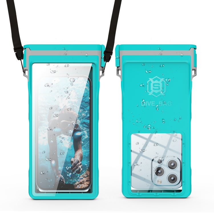 RedPepper 15m Depth Waterproof Phone Diving Pouch with Suction Cup(Grass Blue) by RedPepper