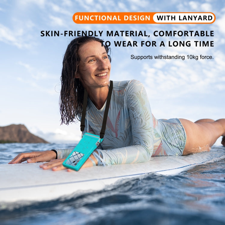 RedPepper 15m Depth Waterproof Phone Diving Pouch with Suction Cup(Grass Blue) by RedPepper