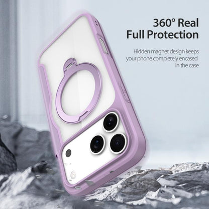 For iPhone 17 Pro Max DUX DUCIS Skin X Pro Series MagSafe Ring Holder Leather Phone Case(Purple) by DUX DUCIS