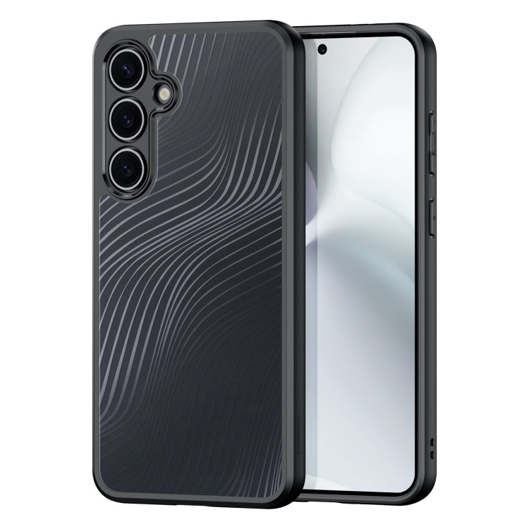 For Samsung Galaxy S24 FE 5G DUX DUCIS Aimo Series TPU + PC Frosted Feel Phone Case(Black) by DUX DUCIS