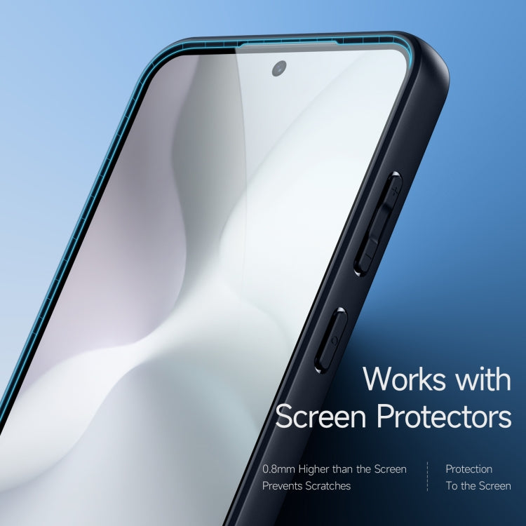 For Samsung Galaxy S24 FE 5G DUX DUCIS Aimo Series TPU + PC Frosted Feel Phone Case(Black) by DUX DUCIS