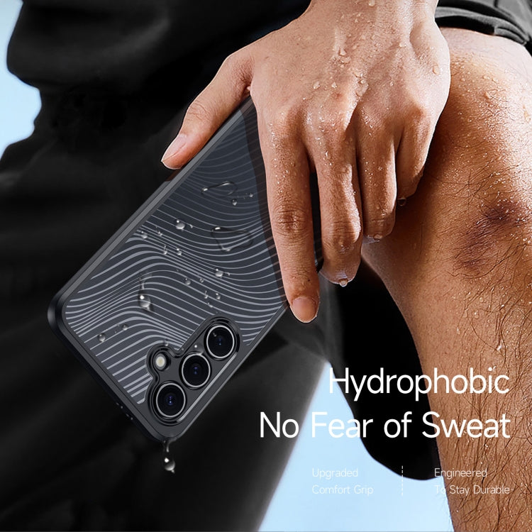 For Samsung Galaxy S24 FE 5G DUX DUCIS Aimo Series TPU + PC Frosted Feel Phone Case(Black) by DUX DUCIS