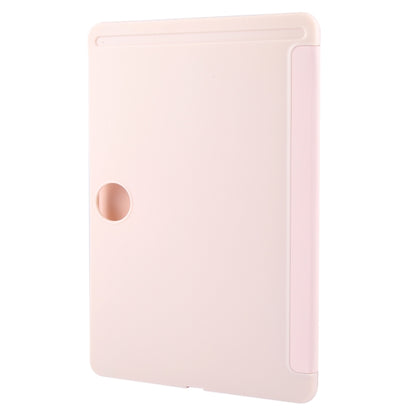 For OnePlus Pad 2 Tri-fold Silicone Leather Tablet Case(Pink) by bashfashion