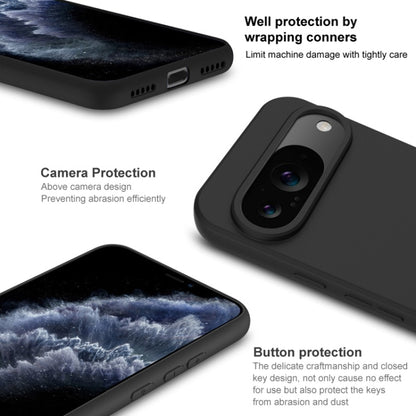 For Google Pixel 9 / Pixel 9 Pro IMAK UC-3 Series Shockproof Frosted TPU Phone Case(Black) by imak